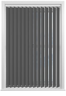 Orion (Blackout), Anthracite Grey - Vertical Blind